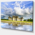 thumbnail image 2 of Chateau De Chambord Castle and Reflection - Extra Large Seashore Canvas Art, 2 of 3
