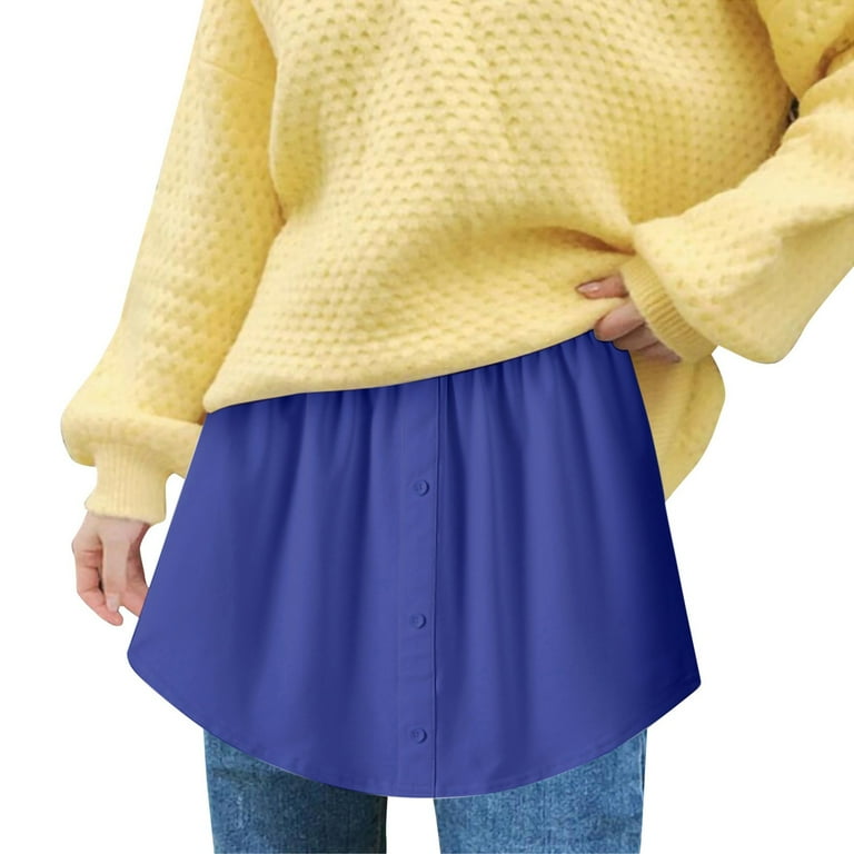 Fulijie Flannel Skirt Womens Skirts 2022 Fashion Women Versatile Shirt Sweater Skirt Overlay Bottom Half And Plaid Womens Mini Skirts