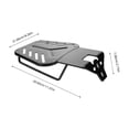 thumbnail image 2 of Masteelf Motorcycle Rear Luggage Rack Cargo Carrier Motorbike Storage Rack and Easy to Install, 2 of 8