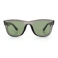 thumbnail image 4 of Retro Concave Curved Front Horn Rim Hipster Plastic Fashion Sunglasses Slate - Green, 4 of 7