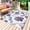 Purple Blue, variant on Shell Coral Coastal Outdoor Rug 4x6 Ft - Reversible Patio Rug Outdoor Camping Rugs, Nautical Summer Beach Ocean Sea Washable Indoor Outdoor Area Rugs, Non-Slip Outdoor Carpet Runner for Deck/Porch