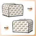 thumbnail image 3 of Balery Dachshund Going To Play Tennis Pattern Oven Cover Kitchen Bread Machine Protector, 4 Slice Toaster Cover for Home, Anti Dust Fingerprint Coaster Cover, 3 of 7