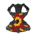 thumbnail image 4 of Lsque Sunflowers On Red Dog Harness, No-Pull Pet Harness with 2 Leash Clips, Adjustable Soft Padded Dog Vest with Easy Control Handle for Large Dogs-X-Large, 4 of 9