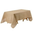 thumbnail image 2 of 60" Inches Wide - Natural Burlap Tablecloth Table Cloth Cover Overlay 60" x 54", 2 of 5