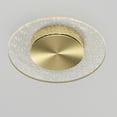thumbnail image 4 of Artika Essence Disk Modern LED Flush Mount Ceiling Light Fixture, Black and Gold, 4 of 5