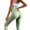 Green, variant on Olyvenn Women's High Waist Peach Hip Lifting Fitness Pants Bow Trendy Sports Fitness Pants Yoga Full Length Pants for Women Trendy 2023 Blue 4