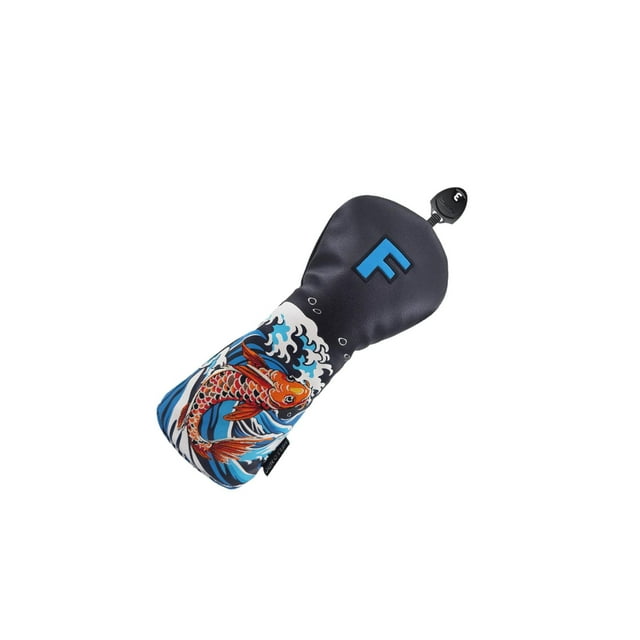 ZheElen Golf Wood Headcover Wear Resistant Waterproof Scratchproof Protective Sleeve black UT black FW