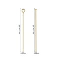 thumbnail image 2 of OULII 1Set Bulk Metal Eye Pins and Flat Head Pins Multicolor Jewelry Making Tools for Bracelets, 2 of 8
