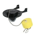 thumbnail image 1 of Unique Bargains 1pack Toilet Flapper Replacement with Chain and Float Rubber Flapper for 2-Inch Flush Valves, 1 of 7