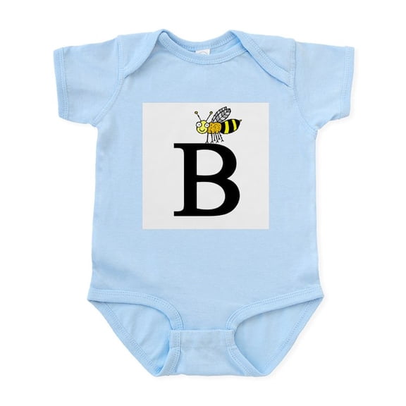 CafePress - Letter B Is For Bee Infant Creeper - Baby Light Bodysuit, Size Newborn - 24 Months