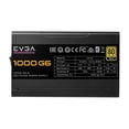thumbnail image 5 of EVGA SuperNOVA 1000 G6, 80 Plus Gold 1000W, Fully Modular, Eco Mode with FDB Fan, 100% Japanese Capacitors, 10 Year Warranty, Includes Power ON Self Tester, Compact 140mm Size, 220-G6-1000-X1, 5 of 9