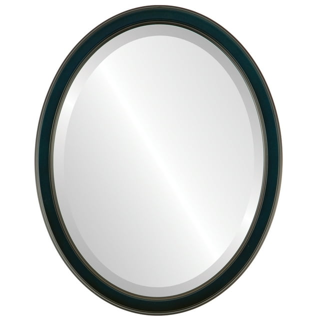 Miroir Encadré Toronto - Bleu Royal