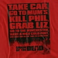 thumbnail image 2 of Shaun of The Dead T-Shirt List Unisex Graphic Tee For Men & Women, 2 of 7