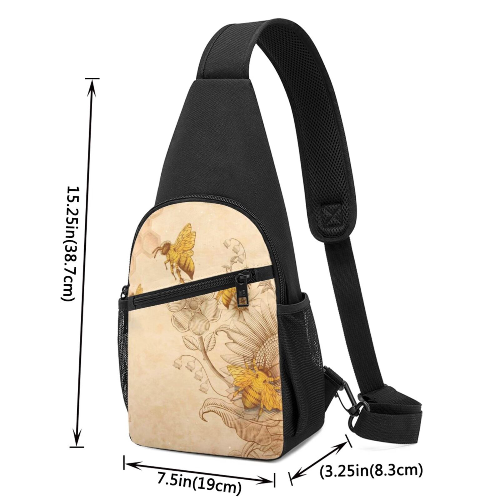 Xecao's Print Sling Bag: A Versatile Chest, Shoulder, and Crossbody Backpack for Casual Days Out, Perfect for Both Men and Women