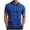 Blue, variant on fatyb Mens Short Sleeve Hoodies with Pocket Drawstring Muscle Hooded T-Shirts Workout Athletic Gym Tops