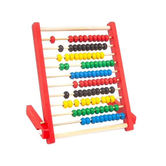 Education Abacus for Kids Math 10 Row Wooden Counting Frame Abacus Teach Counting, Addition and Subtraction, Math Number Game Preschool Learning Toys
