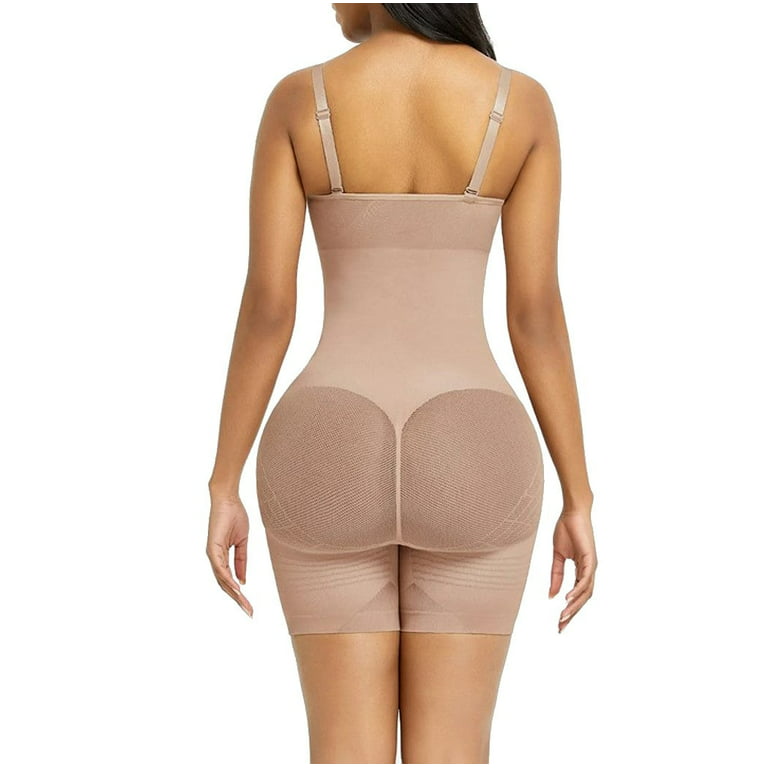 Women's Open Gusset Seamless Bodysuit Superfit Secret Slimming Shapewear  Sculpting Body Shaper Nude M/L 
