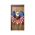 thumbnail image 2 of RBCKVXZ Patriotic Independence Day Door Cover, 35.4 x 70.8 Inch American Front Door Cover, 4th of July Porch Banner for Indoor Outdoor Memorial Day Party Decor, 2 of 6