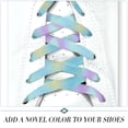 thumbnail image 3 of SHISUYAN 2 Pair Colorful Dyeing Shoelace Tie-Dye Gradient Shoe Straps Multi-purpose Laces for Shoes Random Color, 3 of 8