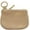 Cream, variant on Cowhide Leather Coin Purse Pouch w Zipper and Key Fob