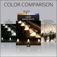 thumbnail image 2 of OptiCore C7 Opaque Ceramic Style Warm White LED Christmas Lights Replacement Bulbs, Pack of 25, Shatterproof 0.84W, E12 Base, 2 of 6