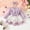Purple, variant on WOYY Girl's Long Sleeve Tulle Dress Ruffles Floral Bowknot Dress With Headband