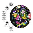 thumbnail image 6 of PUREYAH Indian Floral Geometric Flower Rv Spare Tire Cover, Wheel Covers Protectors Universal Fit for Camping Travel Trailer Truck 16 inch, 6 of 6