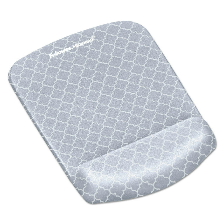 PlushTouch Mouse Pad with Wrist Rest, 7.25 x 9.37, Lattice Design PlushTouch Mouse Pad with Wrist Rest, 7.25 x 9.37, Lattice Design