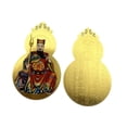 thumbnail image 4 of 2 Tarjetas de Bendición Yinane Tai Sui 2025 Tarjetas Doradas Con Impresión Liviana Calabaza Regalos Año Nuevo Multicolor, 4 of 8