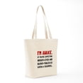 thumbnail image 7 of CafePress - Go Catch Squirrel Tote Bag - Unisex Canvas Tote Bag, Beige, 1-Piece, 7 of 7