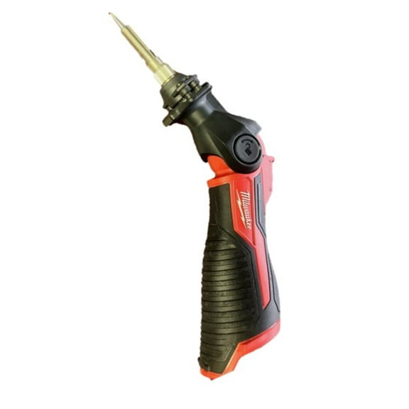 Milwaukee 2488-20 M12 Cordless Soldering Iron – Heats in 18 Seconds, Pivoting Head, REDLINK Indicator (Bare Tool)