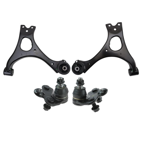 TRQ Front Left and Right Lower Control Arm with Ball Joint Set 4 Piece Fits 2006-2011 Honda Civic