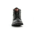 thumbnail image 3 of Polar Fox Homer MPX806036 Men's Casual Two-Tone Classic Combat Work Boots, in Black, Men's Size 12, 3 of 11