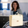 thumbnail image 5 of Bolsa de almacenamiento de edredones organizador de gran capacidad | Edredón edredón Plumón Chaqueta Portaropa | Tejido duradero y transpirable | Doble cremallera | Organizador de cama debajo del, 5 of 5
