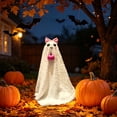 thumbnail image 4 of BUTASY Halloween Ghost Figurine, Cute Spooky Ghost Statue for Halloween Decorations Indoor Resin Ghost Decor for Party, Home, Indoor & Porch, 4 of 6