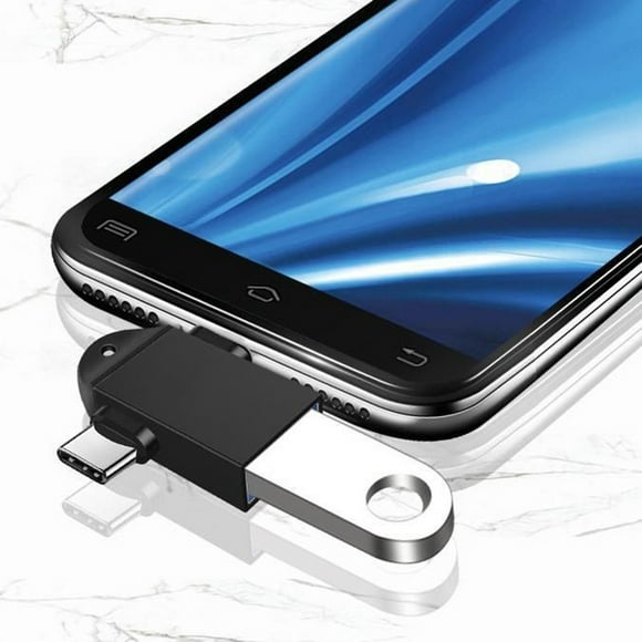 OTG Converter 2-in-1 USB 3.0 To Micro USB And Type-C Adapter USB 3.0 Female To Micro USB Male And USB C Male Connector