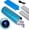 Blue, variant on Insulin Cooler Travel Case - 48H Effective Cooling with Temp Display | ℃/℉ Digital Temp Display rechargeable, Portable for 1–7 Insulin Pens, for Trip & Daily Use.(Blue)