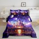 thumbnail image 1 of Juego de Cama para Niños Niñas,Fantasía Jardín Flores Princesa Toda la Temporada Acogedor, 1 of 5