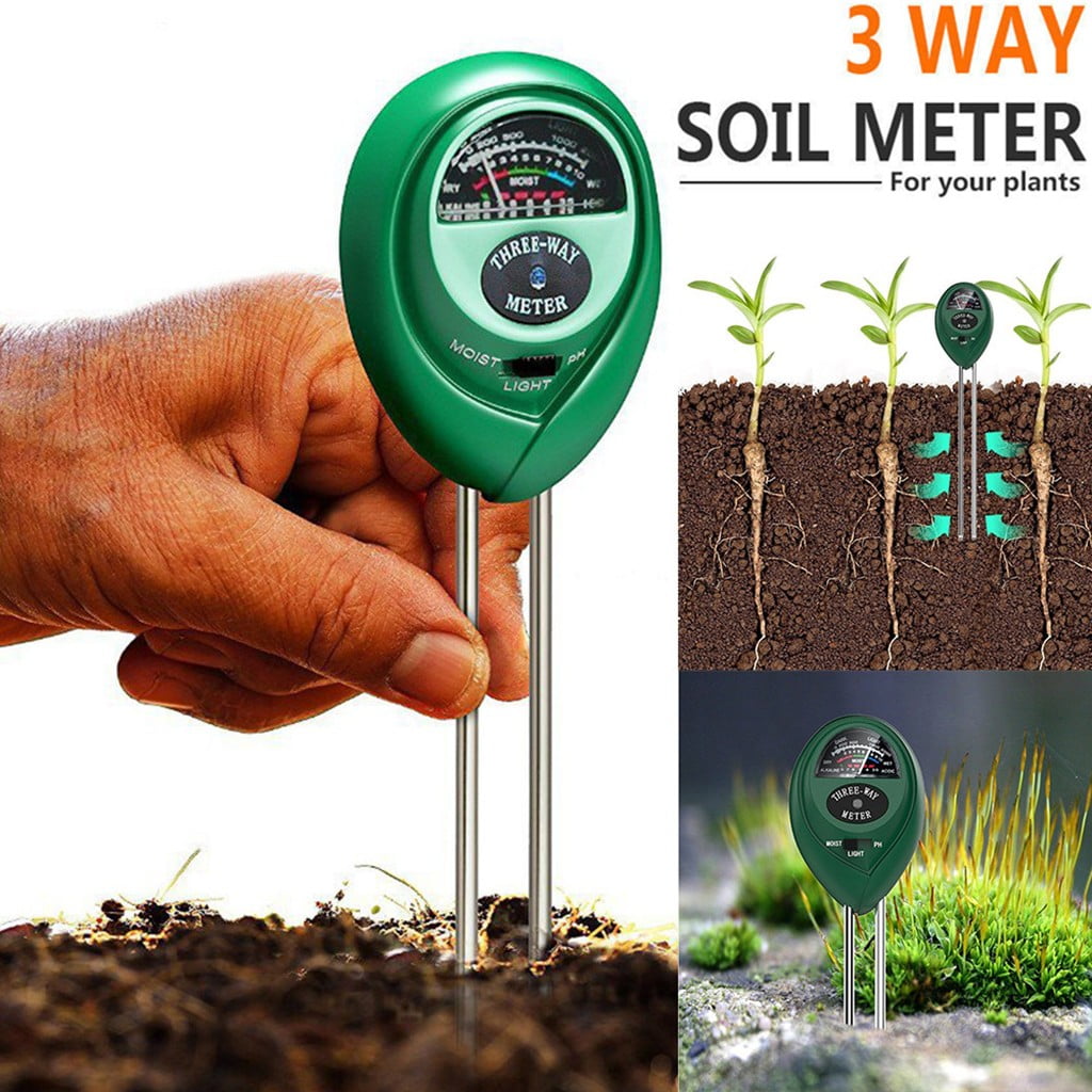 3 in1 Soil Tester Water PH Moisture Light Test Meter Kit For Garden Flower U S 