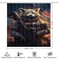 thumbnail image 2 of Animal Guardian America 4 Piece Shower Curtain Sets, with Non-Slip Rugs, Toilet Lid Cover And Bath Mat, for Bathroom Decor Set, 2 of 8