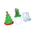 thumbnail image 1 of 3 Piezas de Accesorios para Disfraz de Papá Noel Navideño con Barba Falsa para Actuaciones en ., 1 of 9