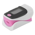 thumbnail image 4 of Monitor de saturación de oxígeno con pinza para dedo Medidor de frecuencia cardíaca Monitor de oxígeno en sangre sin batería Rosa, 4 of 5