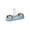 Blue, variant on DAMAI Triple Cat Food Bowls with Water Dispenser, Plastic Raised 3 in 1 Automatic Pet Bowls Set with 2 Food Bowls & Water Feeder, Wet Dry Feeding Dish for Cats Puppy Small Dogs Multi-Cat Home