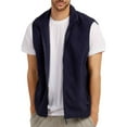 thumbnail image 3 of Men's Full-Zip Polar Fleece Vest, Navy 2XL, 1 Count, 1 Pack, 3 of 7