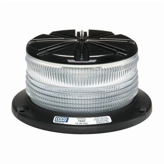 Ecco Beacon Light,Amber,3-7/64" H 7460CA