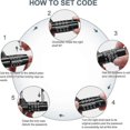 thumbnail image 5 of shackle padlock 4 digit rustproof for gates and sheds, 5 of 5