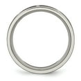 thumbnail image 3 of Titanium Flat 8mm Laser Design Brushed Band, 3 of 6