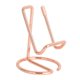 thumbnail image 1 of Pequeño soporte metálico para tarjetas de visita, accesorio decorativo para escritorio, soporte para teléfono. rosa dorado, 1 of 4
