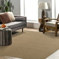thumbnail image 2 of Hasoo 8' x 10' Area Rug for Living Room Solid Textured Vintage Rug Non Slip Throw Rugs Indoor Carpet, Taupe, 2 of 5