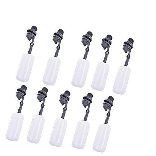 Ioffersuper 10 Pcs Stable Float Ball Valve Shut Off 1/2" Automatic Fill Feed Humidifier Tank Water